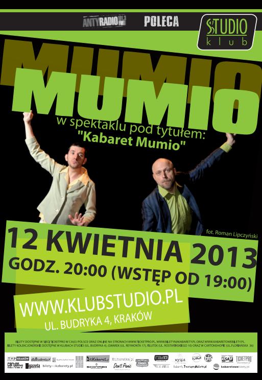 Kabaret Mumio w Studiu Kabaretu - wyniki konkursu.